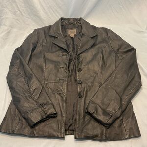 JohnPaulRichard Black Leather Jacket